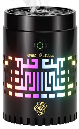 Mini-Räuchergefäß, islamisch, tragbar, elektrisch, Bakhoor, Aroma-Diffusor, Mini-Räucherstäbchenhalter, arabische Dekoration, Heimdekoration
