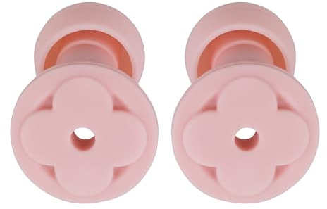 CYUK Peace - Ear Plugs for Sleeping, Noise Cancelling EarPlugs, Soft & Reusable, Best for Noise Reduction, Sleep, Work, Travel, Hearing Protection for Concerts, 33dB (SNR) - 8 Ear Tips (XS/S/M/L)