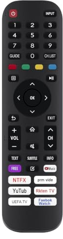 Telecomando Compatibile con HISENSE AKAI SMART VIDAA AKTV3234S AKTV553J | H32A4BG 32A4HA 40A4HA 40A4BG 32A4BG