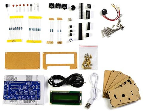 Sanerfa Kits de décodeurs de code Morse adaptés pour les étudiants amateurs débutants avec transmission de signaux et radio réglable
