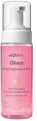 Oliven Reinigungsmousse Rosé - medipharma cosmetics - Mizellentechnologie - entfernt Make-Up