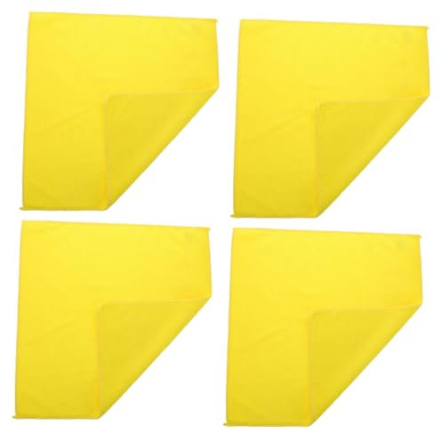 LRXIYODE 4piezas Paquete De Paños De Microfibra para Cocina Toallas Reutilizables Absorbentes para Limpieza De Platos Mesas y Autos Sin Pelusa Ecológicos