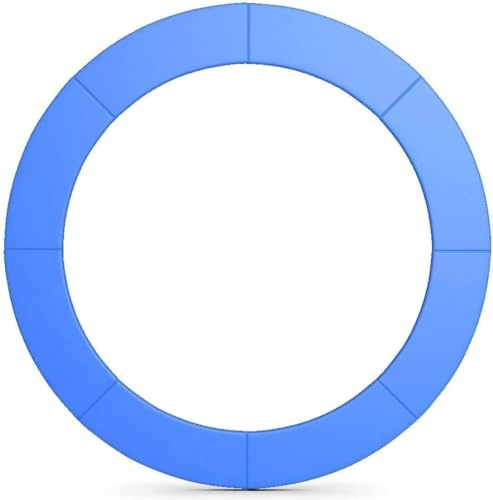 Funda de resorte para cama elástica de 15 pies, accesorio de repuesto, protector de resorte de seguridad para exteriores, cojín azul para cama elástica para uso doméstico