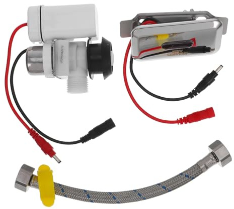 HOUDERCO Smart Sensor Faucet Touchless Flush Valve Automatic Urinal Flush Kit Construction Motion Sensor Faucet