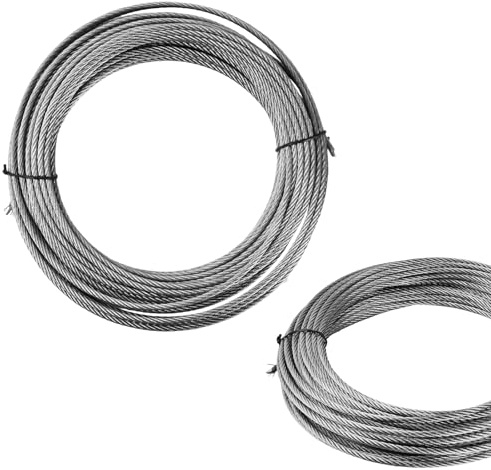 Edelstahlseil 7x7, Drahtseil 304 Edelstahl, Stainless Steel Wire Rope | 20m x 4mm Metall Stahlseil Kit, Rostfreies Metallseil für Terrassengeländer, Gartenarbeiten, Pflanzenstütze, DIY-Projekte