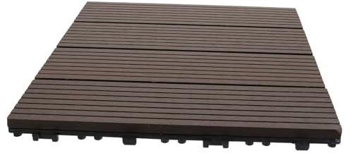 iplusmile Pavimentazione da in Plastica Piastrella Giardino Resistente e Decorativa Pavimento Splicing Ecologico Antiruggine Adatto per Terrazzi e Cortili