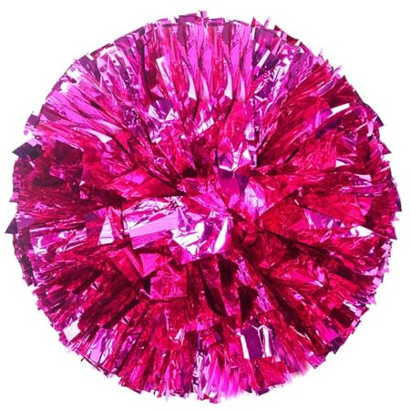 Cheerleading-Pompons, Metallic Cheer Poms Kunststoff Griff Sport Dance Party Club Dekorateur Werkzeuge 1Pc Multicolor(Color 4)