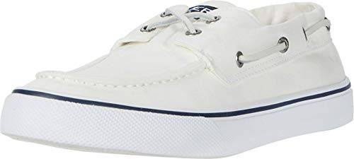 Sperry mens Bahama Ii Boat Shoe, Sw White, 10.5 US