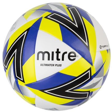 Mitre Ultimatch Fußball | verbesserte Ballkontrolle | äußerst strapazierfähig | noch mehr Präzision | Ball Fußball