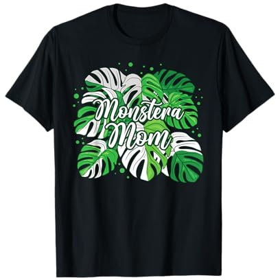 Monstera Mom Monstera Variegata House Plant T-Shirt