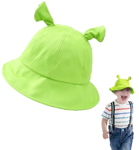 UILYNIU Fischerhüte Damen Anglerhut Lustiger Hut Bucket Hat Alkohol Feiern Party Junggesellen-Abschied Anglerhut Sommerhut verstaubare Hüte Boonie-Hut Sommer-Sonnenschutz (Grün)