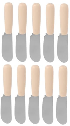 SHOWERORO 10stücke Buttermesser Aus Edelstahl Butterstreichmesser Für Küche Käsemesser Haushalt Butterstreicher Küchenbedarf Spreader Messer Für Desserts Und Backen