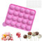 Cake Pop Kit, Cake Pop Mould, Cake Pop Maker, Cake Pop Sticks, Cake Pop Moulds with 20 Lollipop Sticks, Silicone Baking Tray for Making Chocolate Lollipop Candy Ice Cube Party Cupcake Baking Tools