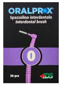OralProx® Scovolini Interdentali Micro Tascabili – Pulizia Profonda Spazi Interdentali – Anima Rivestita – 9 Misure – 20 Pz Blisterati Singoli (0 - Viola)
