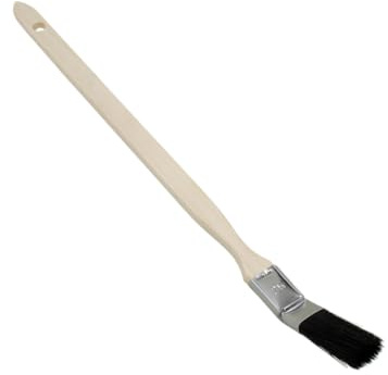 Handelskönig Profi-Heizkörperpinsel 25 mm Eckpinsel Fassadenpinsel Pinsel lang Flachpinsel