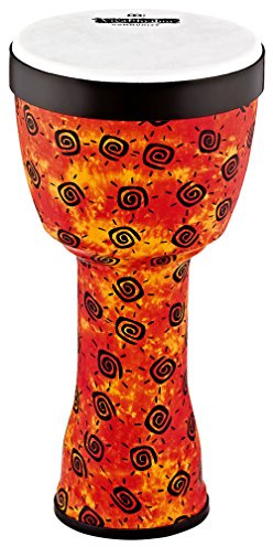 Meinl Percussion Boom Series Djembe, Mehrfarbig (VR-SDJPO10-SH) | VivaRhythm Pop Off Djembe, Vorgestimmt, Abnehmbares Fell, Höhe 19,5 Zoll, Durchmesser 10 Zoll, Kunststoff