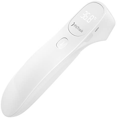FitTrack Tempo digital infraröd termometer - Infraröd stråle medicinsk fronttermometer för vuxna eller barn - kontaktfri temperaturkontakt för ökad hygien - LED-skärm