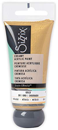 Effectz Creamy Metallic Acrylic Paint Gold 60ml
