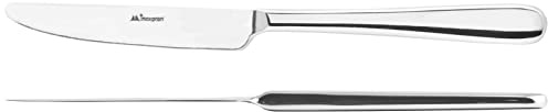 INOXPRAN - Coltello da Tavola SYDNEY, Realizzato in Acciaio Inossidabile, Resistente e Duraturo, Design Elegante e Moderno, 100% Made in Italy, Lavabile in Lavastoviglie