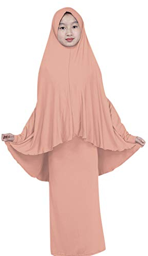Gebetskleidung Frauen Abaya Muslim Damen Jilbab Hijab Kleid Zweiteiliges Kaftan Muslimische Kleider Ramadan Maxikleider Namaz Elbisesi Islamische Kleidung Naher Osten Dubai Türkei Maxi Einteiliges