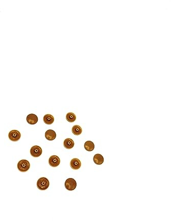 100 Abdeckkappen für Torx-Schrauben - Torx Schraubenabdeckung aus Kunststoff in verschiedenen Größen (Eiche RAL 1011, TX 15)