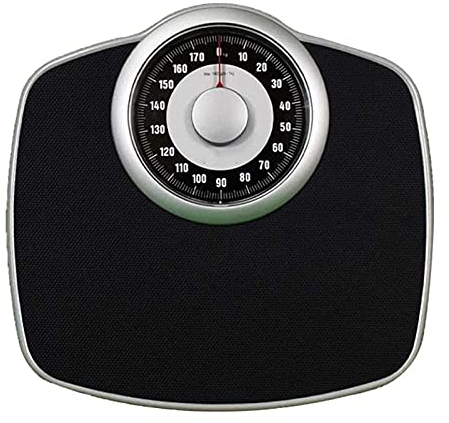 Báscula de baño mecánica con Esfera Grande analógica, báscula mecánica de Peso Personal, Esfera Grande analógica, Capacidad de 180 kg (390 LB), báscula Digital sin batería