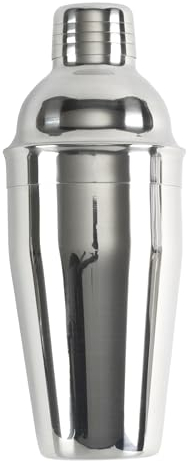 GoodCook Coctelera gourmet, acero inoxidable de 16 onzas con tapa jigger de 28.3 g