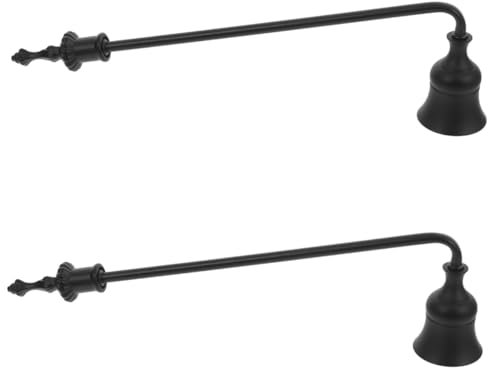 PRETYZOOM 2st Aromatherapie-kerzenlöscher Antiker Kerzenlöscher Dochtschneider Für Kerzen Kerze Douter Kerzenversorgung Dekorativer Kerzenlöscher Flammenlöscher Kerzenlöschwerkzeug Aluminium