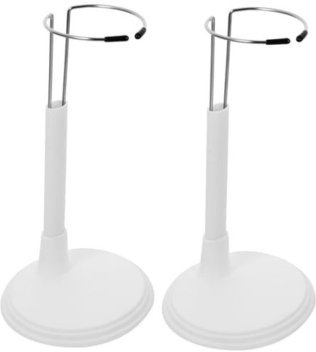 PHENOFICE 4sets Doll Stand Doll Bracket Fashion Toy Stand Portable Support Storage Rack Display Unit 2pcs*4