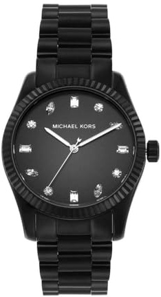 Michael Kors Montre Lexington pour Femmes, 38mm Mouvement à Quartz à Trois Aiguilles avec Bracelet en Acier Inoxydable ou en Cuir