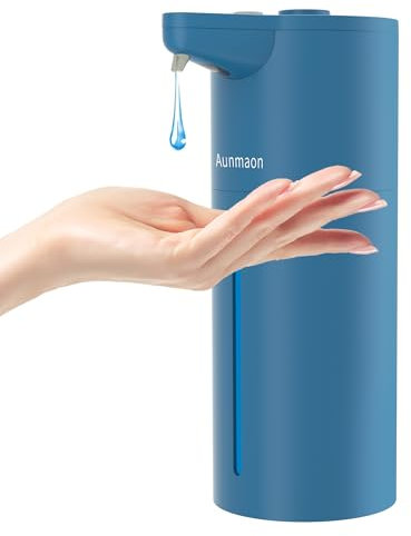 Automatic Soap Dispenser Touchless,Simple Physical Adjustment Hand Soap Dispenser,Low Battery Consumption Dish Soap Dispenser Kitchen Bathroom,Hands Free Auto Soap Dispenser