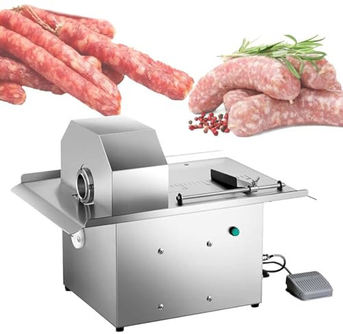 Insaccatrice Per Legare Le Salsicce In Acciaio Inossidabile - Macchina Per Legare Le Salsicce Automatica, Dispositivo Di Legatura Per Salsicce Commerciale Per Ristoranti, Diametro Massimo 50 Mm