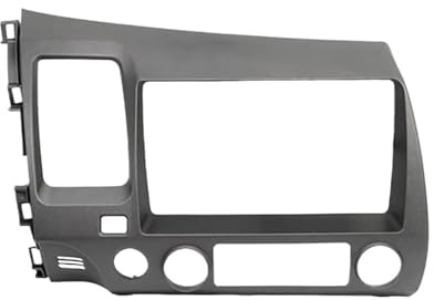 Car In-Dash Frames 9/10 Inch Car Radio Fascia Frame Fit For Honda Civic G8 2006-2011 Android Stereo Dash Fitting Panel Kit Car Radio Frame Kit(9inch LHD Frame)