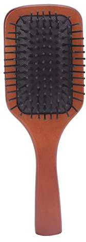 Spazzola per capelli pagaia Manico in legno districante pettine per massaggio del cuoio capelluto per tutti i tipi di capelli