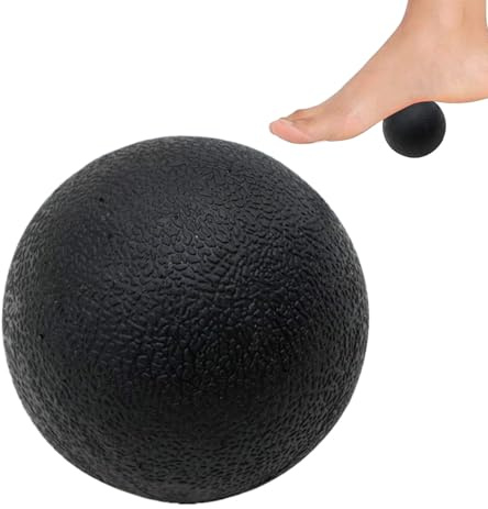 Bola de masaje – Rodillo de fascia portátil, masajeador de puntos de activación de tejidos profundos, herramienta ergonómica de muscular para deportes de ejercicio, fitness, yoga, recuperado