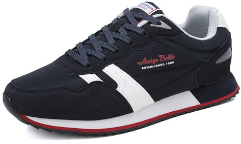 ARRIGO BELLO Sneakers Zapatillas Hombre Zapatos Vestir Casual Deportivas Transpirables Gimnasio Correr Talla 41-46(36Azul,Numeric_43)
