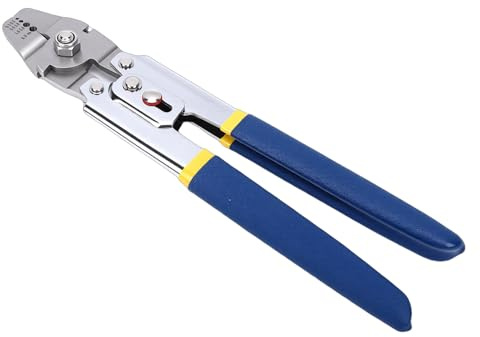 Generic Pince à Sertir pour Câble Métallique, Coupe-manchon Fiable en Acier Inoxydable et en Aluminium pour Câble Métallique en Acier de 10 Pouces pour un Diamètre Inférieur à 2,2 Mm, Activités de