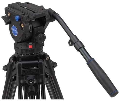 Benro Dual Stage Alum Video Tripod with S8 head