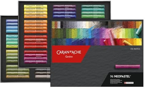 Caran d'Ache 7400 NEOPASTEL Öl-Pastellkreiden (96 Stück im Set)