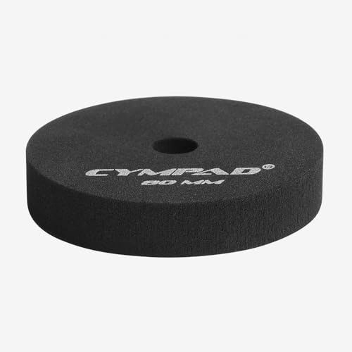 Cympad Moderator Schaumstoff-Pads für Beckenständer & -halter – 80mm Set | Doppelset 2 schwarzen Beckenscheiben, Ø 80 mm, High-Rebound Memory-Schaumstoff – reduziert Obertöne & Sustain gezielt