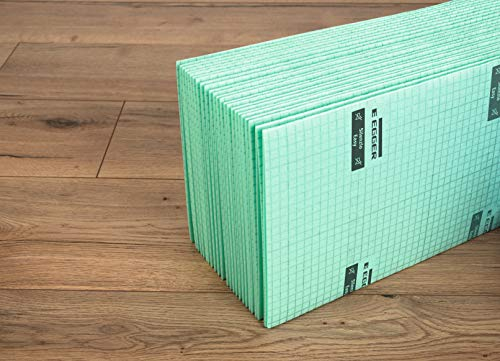 EGGER Laminat Unterlagsmatte Silenzio Easy 2mm Trittschalldämmung für Laminatboden 15m² Laminatunterlage