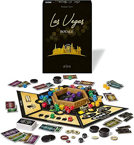 Ravensburger 26918 - Las Vegas Royale, Strategiespiel für 2-5 Spieler, Alea Spiele, Würfelspiel ab 10 Jahren, Casino Fans