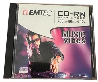 Emtec CD-RW Hogh Speed 700MB 80MIN 4-125X