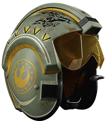 Hasbro Star Wars The Black Series Trapper Wolf Elektronischer Helm zu Star Wars: The Mandalorian für Rollenspiele, Lichter, Sounds, Multi, F5549