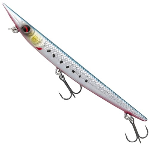 Savage Gear Oberflächenköder zum Meeresangeln 10cm 10g Needle Tracker