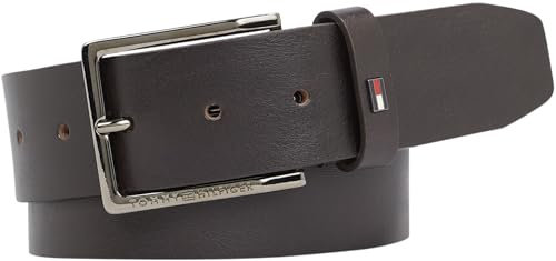 Tommy Hilfiger Herren Gürtel Oliver 4.0 Ext Ledergürtel, Braun (Testa Di Moro), 110 cm