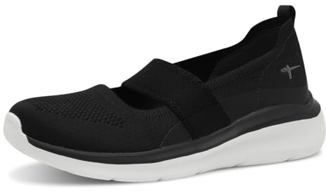 Tamaris Comfort Damen Bequem, Ballerinas, Dam, Svart, 37 EU, Svart, 37 EU