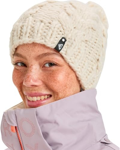 Roxy Bonnet Winter Beanie Femme Blanc One Size
