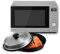 Panasonic NN-GD39QSEPG 29L Horno Microondas con Grill y Olla Steam+, 1000 W, Descongelación Automática, Cocción Combinada, Temporizador, Acero Inoxidable y Plateado