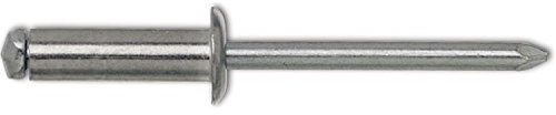 Gesipa Blindniete Stahl 5 x 20 Flachrundkopf mm, 250 Stück, (1454619) Blindniettechnik, Grau